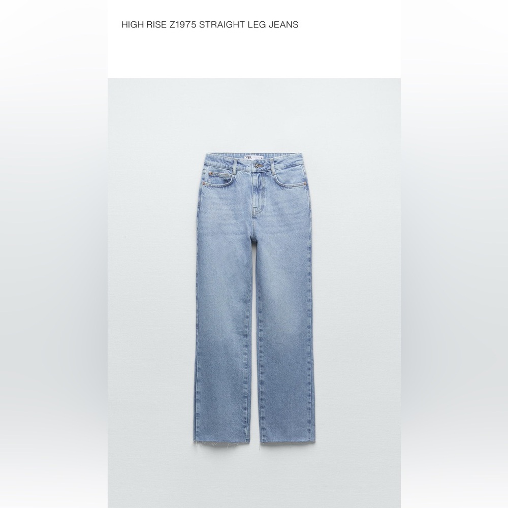 High Rise Z1975 Straight Leg Jean size 8